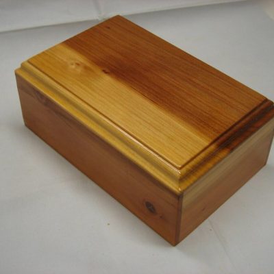 Medium Redwood Pet Cremation Urn - Hand made