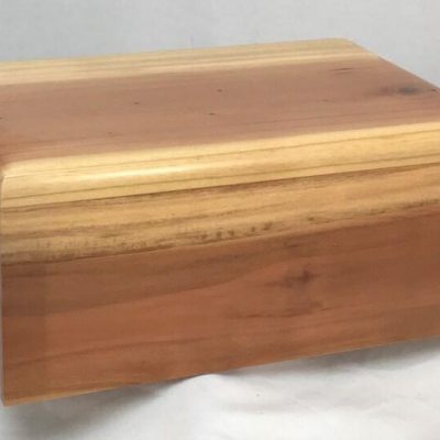 Large Wood Pet Cremation Urn - Personalized, Laser Engraved