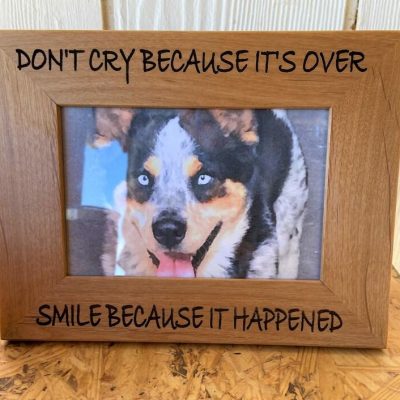 Memorial Picture Frame-Laser Engraved Pet Photo Frame